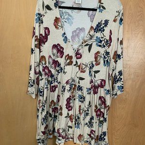 Floral Terra and Sky shirt